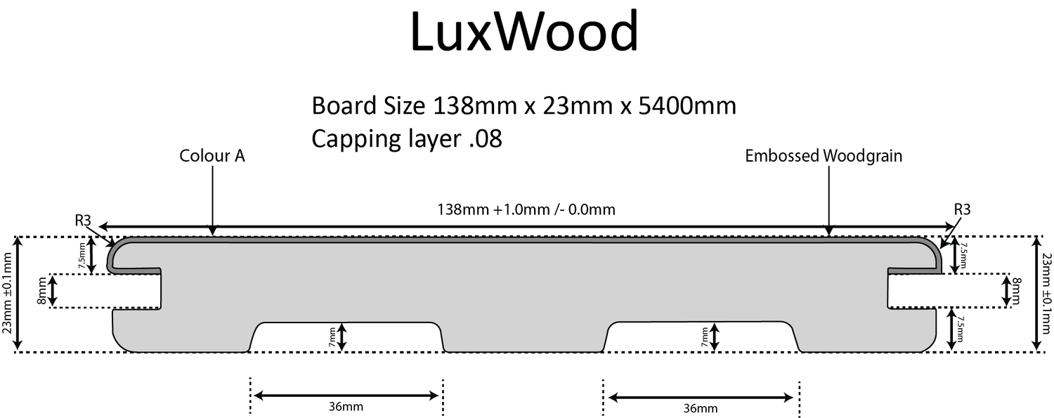 UltraDeck LuxWood Grain